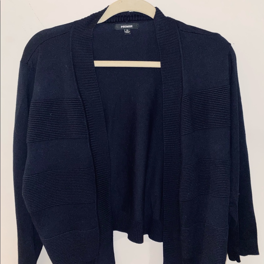 Black stripped Cardigan